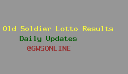 Old Soldier Lotto Results - Ghana Lotto Results Today